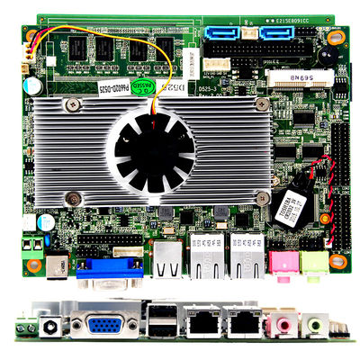 3.5 inch D525 Mini Itx Motherboard Dual Lan 6 COM Onboard DDR3 for POS