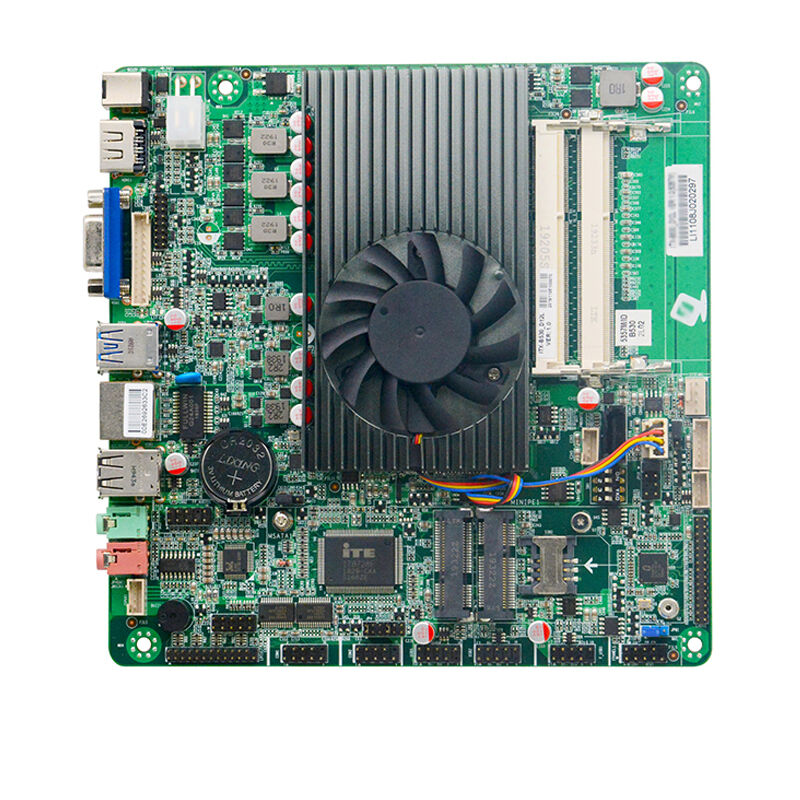 Industrial Itx Motherboard Integrated AMD A6-5357M  Dual Core Processor 2 COM 10 USB LVDS display
